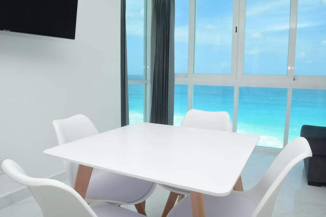 Appartement Nuevo Estudio A Pie De Playa, Vistas Increibles, Alberca, Gym Jacuzi, Seguridad, 3503 Cancún Mexico