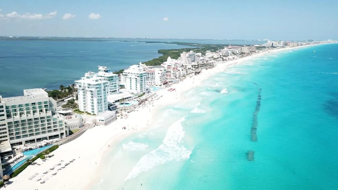 Appartement Nuevo Estudio A Pie De Playa, Vistas Increibles, Alberca, Gym Jacuzi, Seguridad, 3503 Cancún