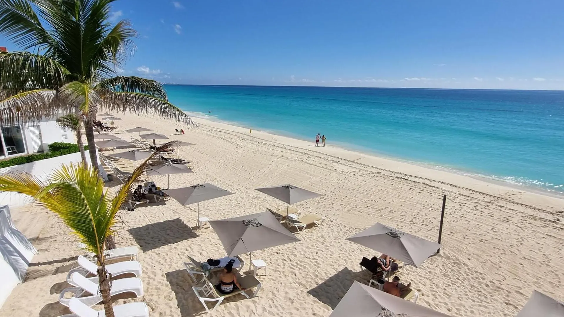 Nuevo Estudio A Pie De Playa, Vistas Increibles, Alberca, Gym Jacuzi, Seguridad, 3503 Cancún Appartement
